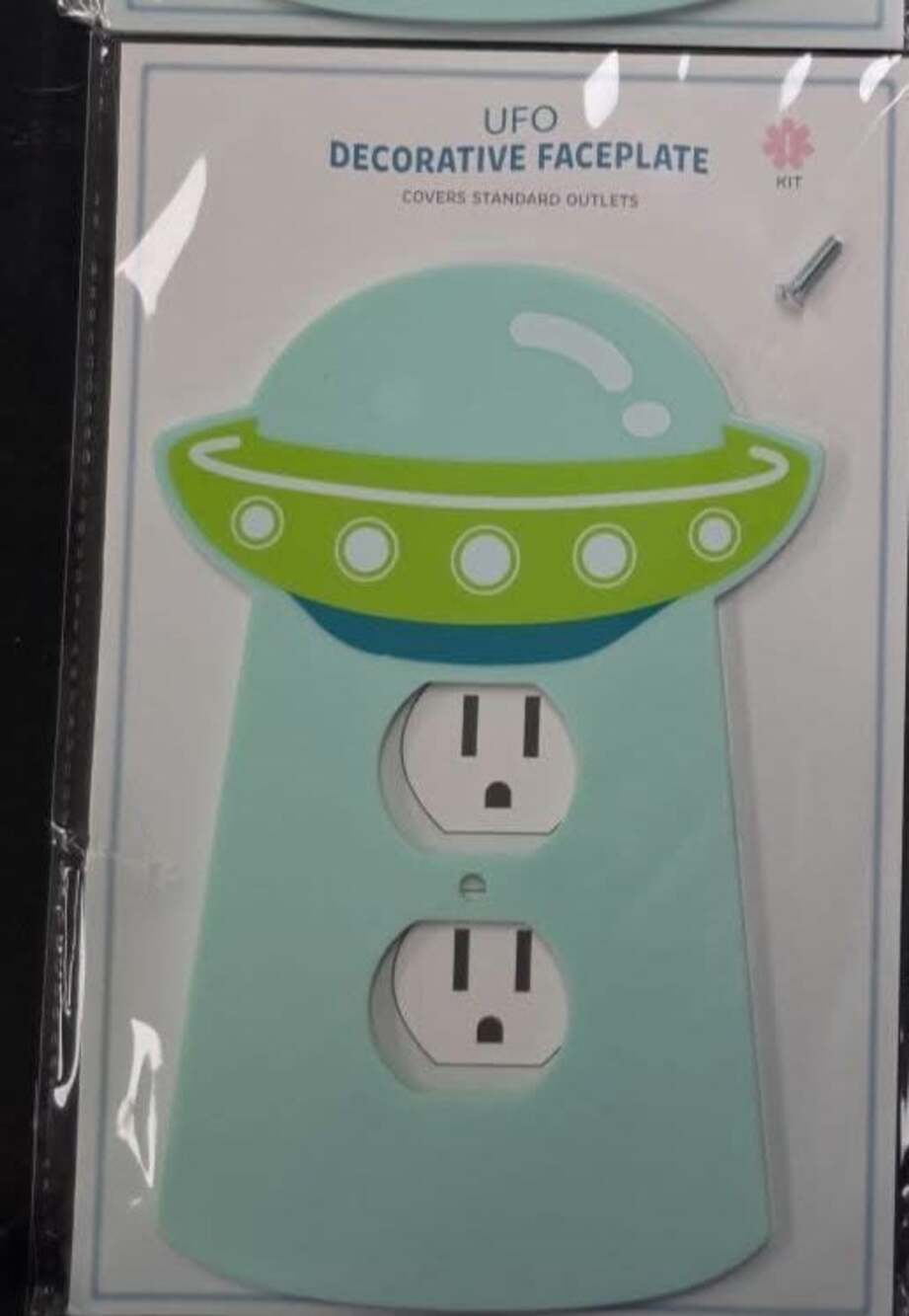 UFO Decorative Faceplate Outlet Cover